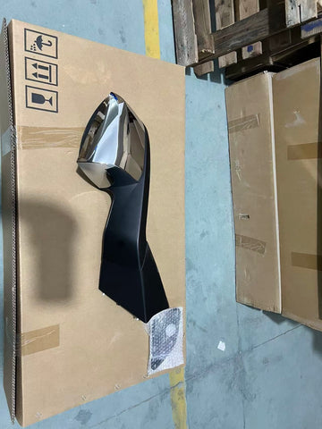 GA-V-101B-R Chrome Hood Mirror With Screw RH For Volvo VNL 2018-2023