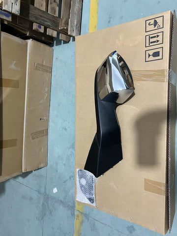 GA-V-101B-L Chrome Hood Mirror With Screw LH For Volvo VNL 2018-2023