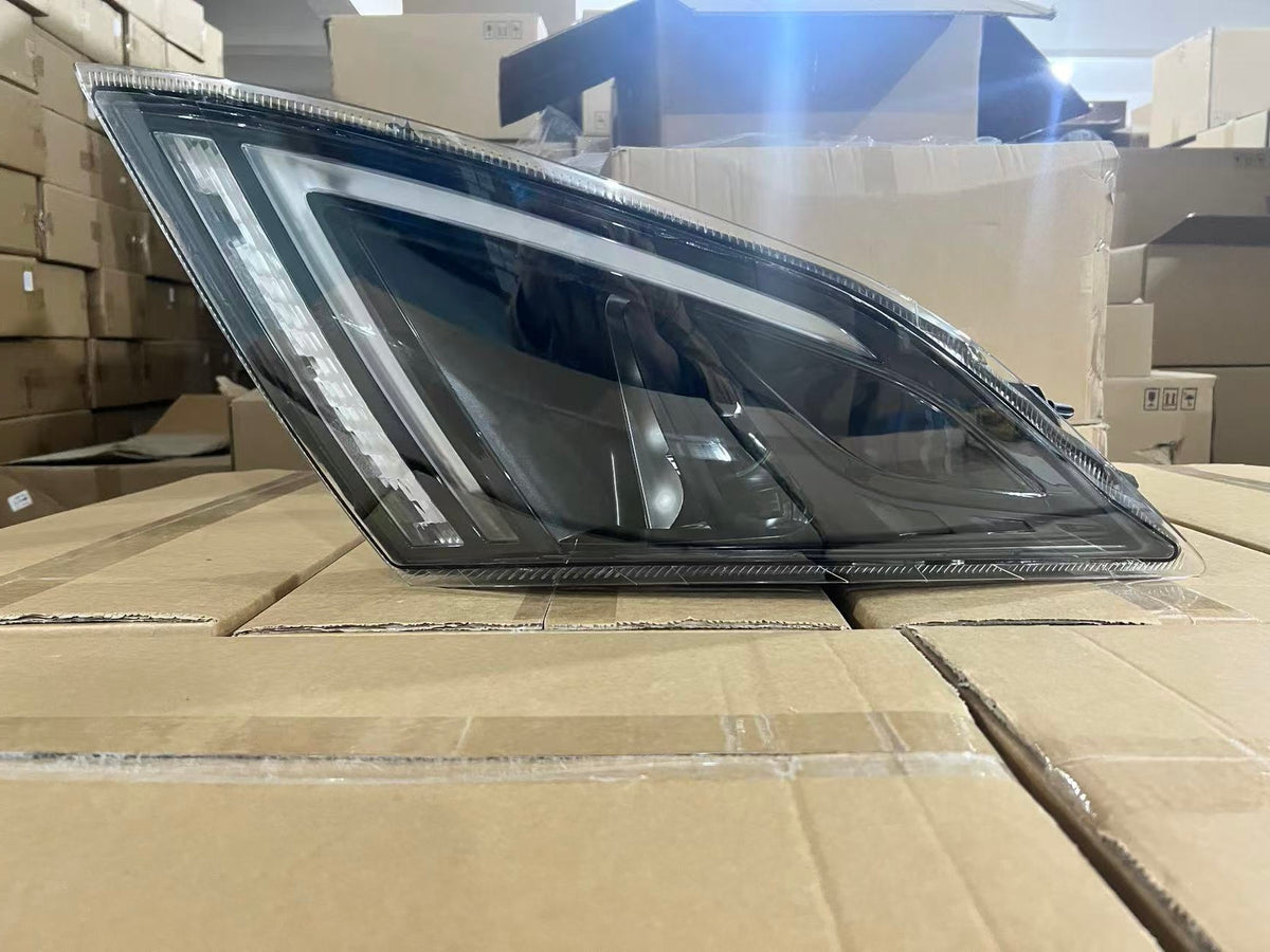 GA-V-096A-R Black Reflective LED Headlight W/DRL W/LED Control Module Right Side For Volvo VNR&VNL  2018-2023