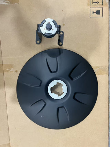 GA-FR-105 Wheel Hub Cap Black For Freightliner Cascadia 2018-2024