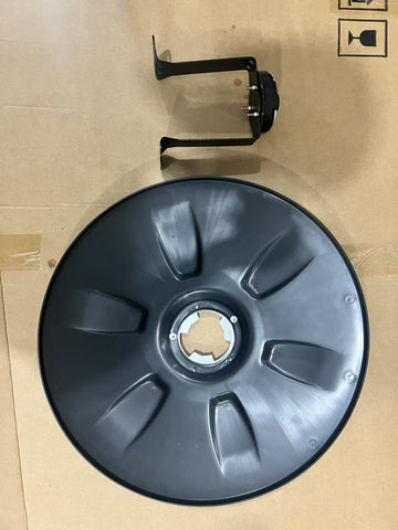 GA-FR-105 Wheel Hub Cap Black For Freightliner Cascadia 2018-2024