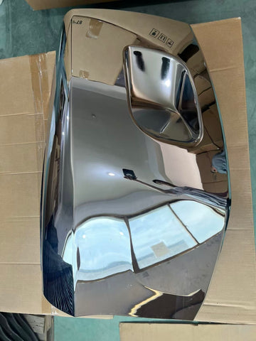 GA-PE-008B-L Chrome Bumper Corners without Fog Light Hole Left For Peterbilt 579 2013 2014 2015 2016 2017 2018 2019 2020 2021 2022