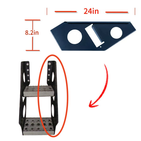 GA-FR-172-1-R Step Assembly Mounting Bracket Right Side For Freightliner Cascadia 2008-2024 22-58666-001