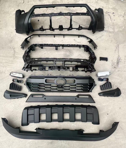 GA-TCM24-003A-2 Front Bumper Complete Cover Grille W/ Fog Valance For Toyota Tacoma 2024-2025
