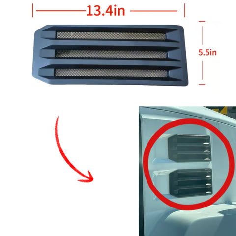 GA-MK-049B-R Hood Grille Black Right Side For Mack Anthem 2017+ 84744697