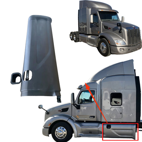 GA-PE-019-L Side Fairing Skirt Panel Rear with Tube Left Side for Peterbilt 579 2013 2014 2015 2016 2017 2018 2019 2020 2021 2022 2023 2024