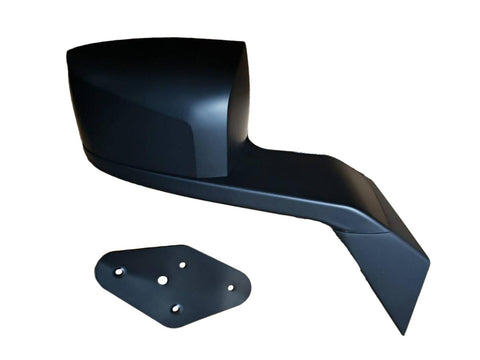 GA-V-012A-R For 2004 2005 2006 2007 2008 2009 2010 2011 2012 2013 2014 2015 2016 2017 Volvo Vn Vnl Truck Mirror Mounting Plate Hood Mirrors Black RH