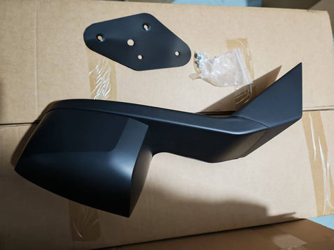 GA-V-012A-L For 2004 2005 2006 2007 2008 2009 2010 2011 2012 2013 2014 2015 2016 2017 Volvo Vn Vnl Truck Mirror Mounting Plate Hood Mirrors Black LH