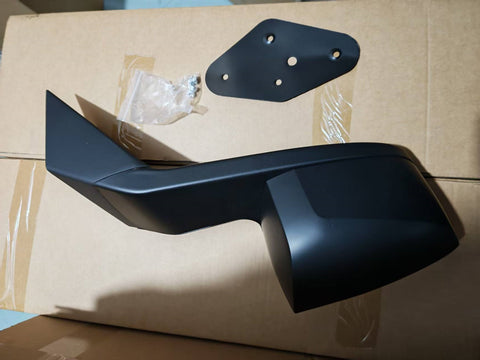GA-V-012A-R For 2004 2005 2006 2007 2008 2009 2010 2011 2012 2013 2014 2015 2016 2017 Volvo Vn Vnl Truck Mirror Mounting Plate Hood Mirrors Black RH