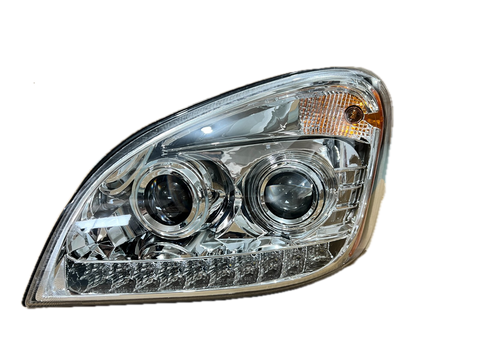GA-FR-011A-L Silver projector halogen headlight LH For Freightliner Cascadia 2008 2009 2010 2011 2012 2013 2014 2015 2016 2017