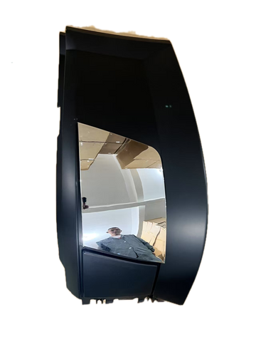 GA-V-015A-L*Volvo VNL 2004 2005 2006 2007 2008 2009 2010 2011 2012 2013 2014 2015 Corner Bumper W/O Fog Hole With Chrome Cover Trim Lh