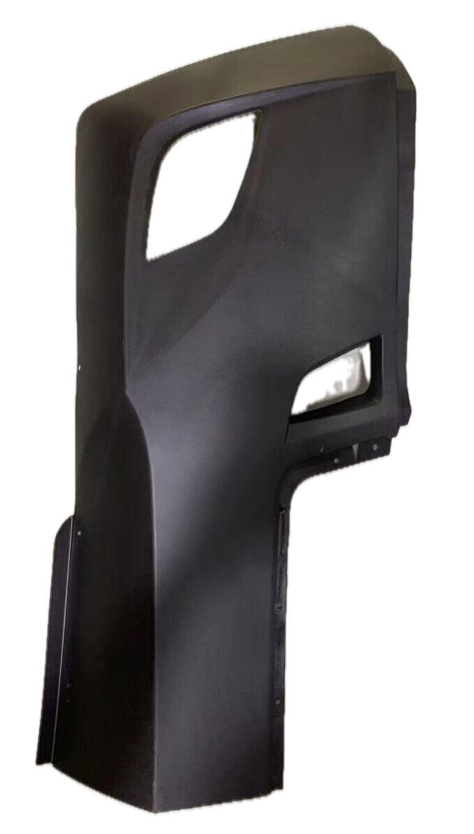 GA-FR-101-1A-L Bumper End Cover With Foglight Hole LH Side For Freightliner Cascadia 2018 2019 2020 2021 2022 2023 2024