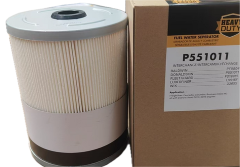 P551011 Fuel Filter Cummins with Water Separator Elemax For Fleetguard FS19915 L9915F