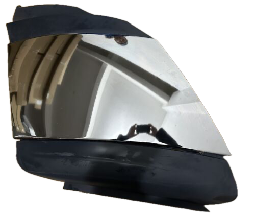 GA-IN-032-R*Front Bumper End W/Chrome Trim RH For International ProStar 2012 2013 2014 2015 2016 2017 2018