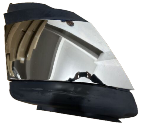 GA-IN-032-R*Front Bumper End W/Chrome Trim RH For International ProStar 2012 2013 2014 2015 2016 2017 2018