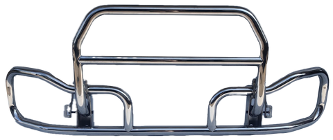 GA-DG040-V18     Silver Deer Guard Bumper with Bracket Low Version for Volvo VNL 2018-2023