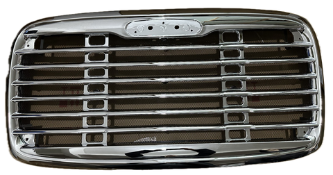 GA-FR-002 Chrome Grille with Bug Screen For Freightliner Columbia 2000 2001 2002 2003 2004 2005 2006 2007 2008