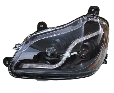 GA-KW-020D L BLACK PROJECTOR HAEDLIGHT WITH LED TURN SIGNAL FOR Kenworth T680 LH 2013 2014 2015 2016 2017 2018 2019 2020 2021