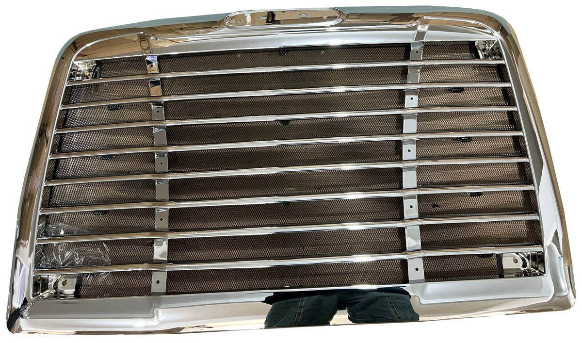 GA-FR-001 Front Grille Chrome w/Bug Screen For Freightliner Century 2005 2006 2007 2008 2009 2010 2011