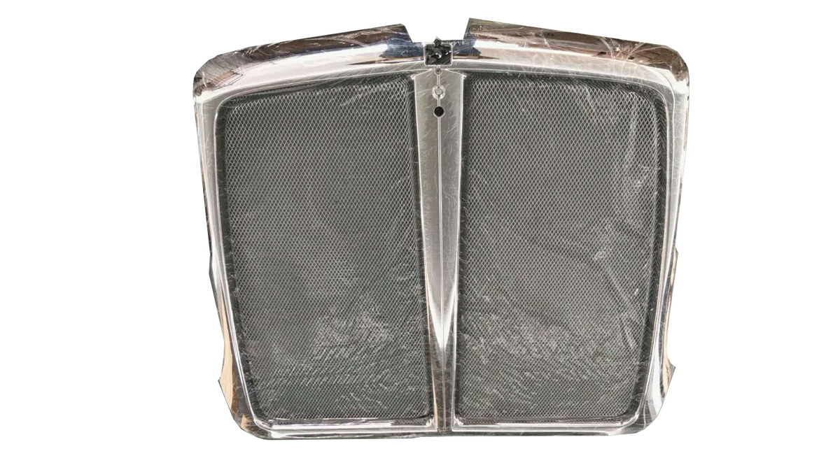 GA-KW-001 W Grille Chrome W/Aluminum Bug Mesh Net For Kenworth T660 Models L29-1053-100