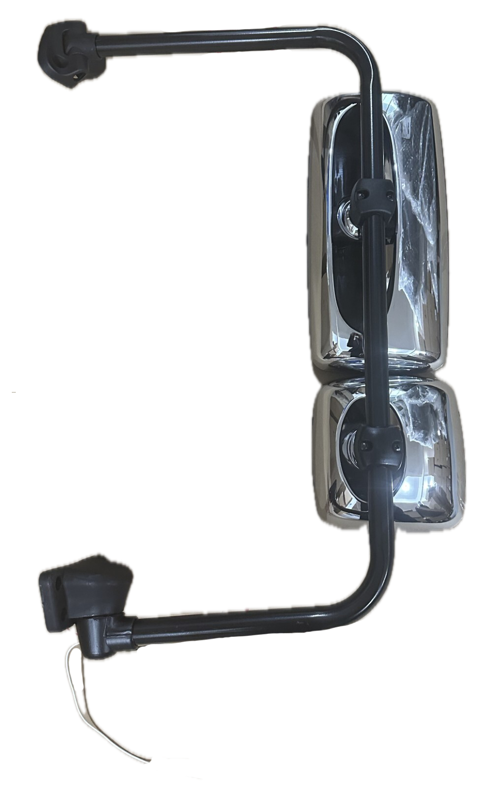 GA-FR-041-L Door Mirror Chrome Assembly with Arm Left For Freightliner M2 2003 2004 2005 2006 2007 2008 2009 2010 2011 2012 2013 2014 2015 2016