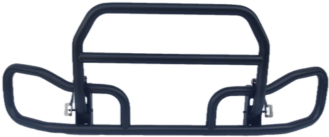 GA-DG040B-F18   Black Deer Guard Bumper with Bracket Low Version for Freightliner Cascadia 2018-2024