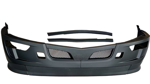 GA-PE-041B-COMPLETE Complete Front Bumper Outer Paint with Fog Lamp Hole 14 Pcs Peterbilt 579 2023 2024 2025