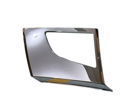 GA-V-081-1-R Chrome Corner Bumper Trim with Hole for Volvo VNL 2018 2019 2020 2021 2022 2023 Left Side