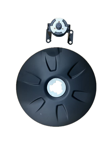 GA-FR-105 Wheel Hub Cap Black For Freightliner Cascadia 2018-2024