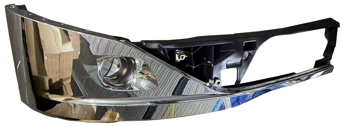 GA-KW-044-1C-L BUMPER CORNER Chrome W/O FOG LAMP HOLE Left SET KENWORTH T680 NEXT GEN 2022 2023 2024 2025