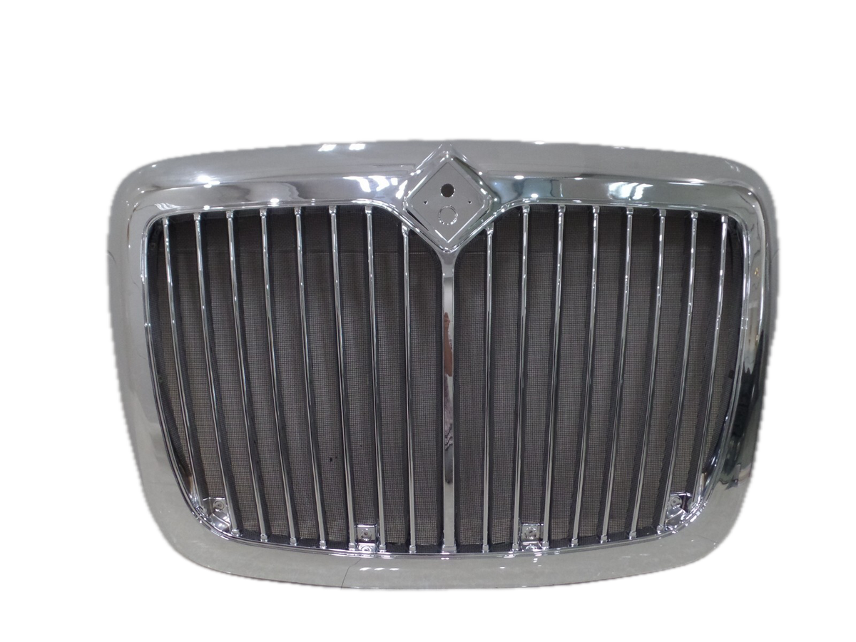 GA-IN-012*Front Chrome Grille W/O BUG SCREEN For INTERNATIONAL PROSTAR 2007 2008 2009 2010 2011 2012 2013 2014 2015