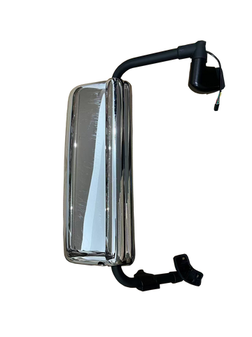 GA-V-093B-L Chrome Mirror Complete Driver Left Side For Volvo VNL 1997-2014