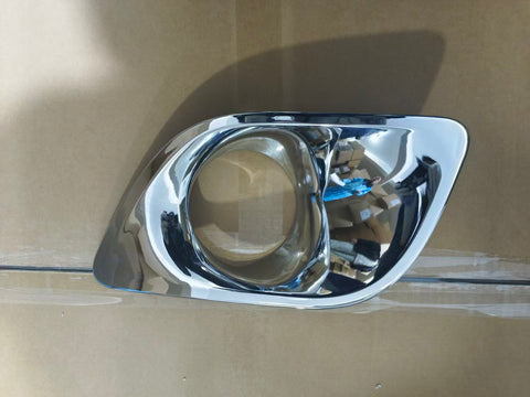 GA-KW-038B-L Chrome Fog Light Bezels Driver Side For Kenworth T680 2013 2014 2015 2016 2017 2018 2019 2020 2021