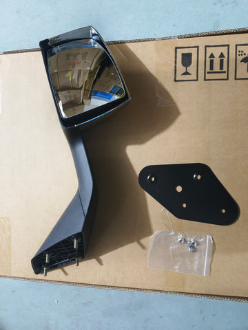 GA-V-012B-L Driver Side Black Fits VOLVO VNL 2004 2005 2006 2007 2008 2009 2010 2011 2012 2013 2014 2015 2016 2017 HOOD Manual Mirror