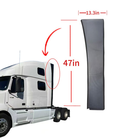 GA-V-124-3-L Upper FAIRING Extention Left Side For Volvo VNL860 2018-2024