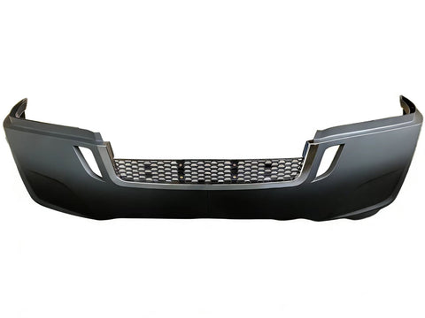 GA-FR-101C Front Bumper W/Hole and Chrome Strip For Freightliner Cascadia 2018 2019 2020 2021 2022 2023 2024