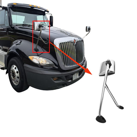 GA-IN-018C-R Complete Chrome Hood Mirror W/ARM RH For PROSTAR