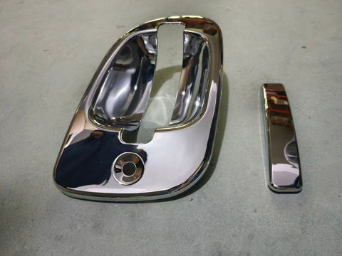 GA-FR-028-L Chrome Door Handle Cover LH For Freightliner Cascadia 2008 2009 2010 2011 2012 2013 2014 2015 2016 2017