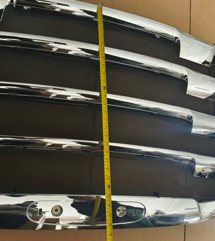 GA-CA1802-B1 Grille Chrome W/Bug Screen For Freightliner Cascadia 2018 2019 2020 2021 2022 2023 2024 GA-FR-091A-YJ