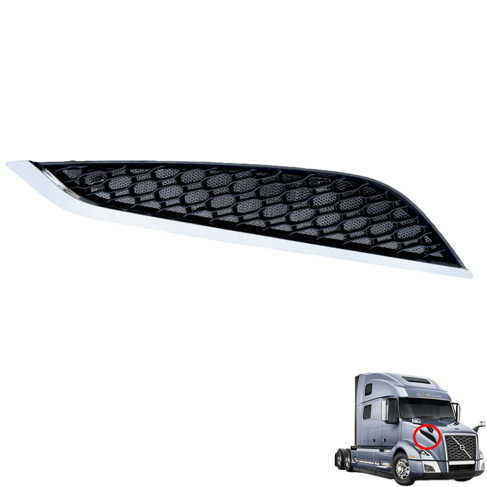 GA-V-078-R Air Hood Vent Grille Right Side 2018 2019 2020 2021 2022 2023 Volvo VNL