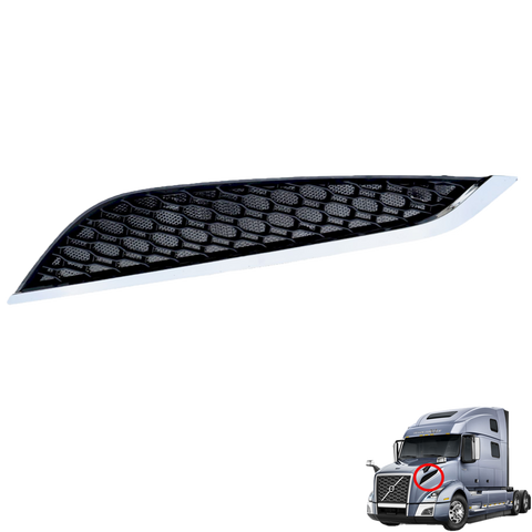 GA-V-078-L Air Hood Vent Grille Left Side 2018 2019 2020 2021 2022 2023 Volvo VNL