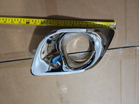 GA-KW-038B-L Chrome Fog Light Bezels Driver Side For Kenworth T680 2013 2014 2015 2016 2017 2018 2019 2020 2021