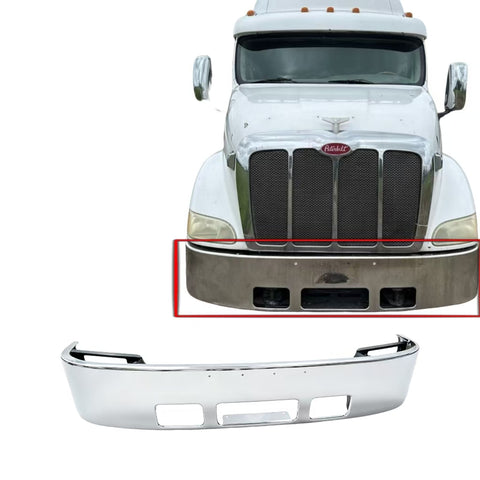GA-PE-028  16" Chrome Bumper W/brackets 00818-2 For Peterbilt 387