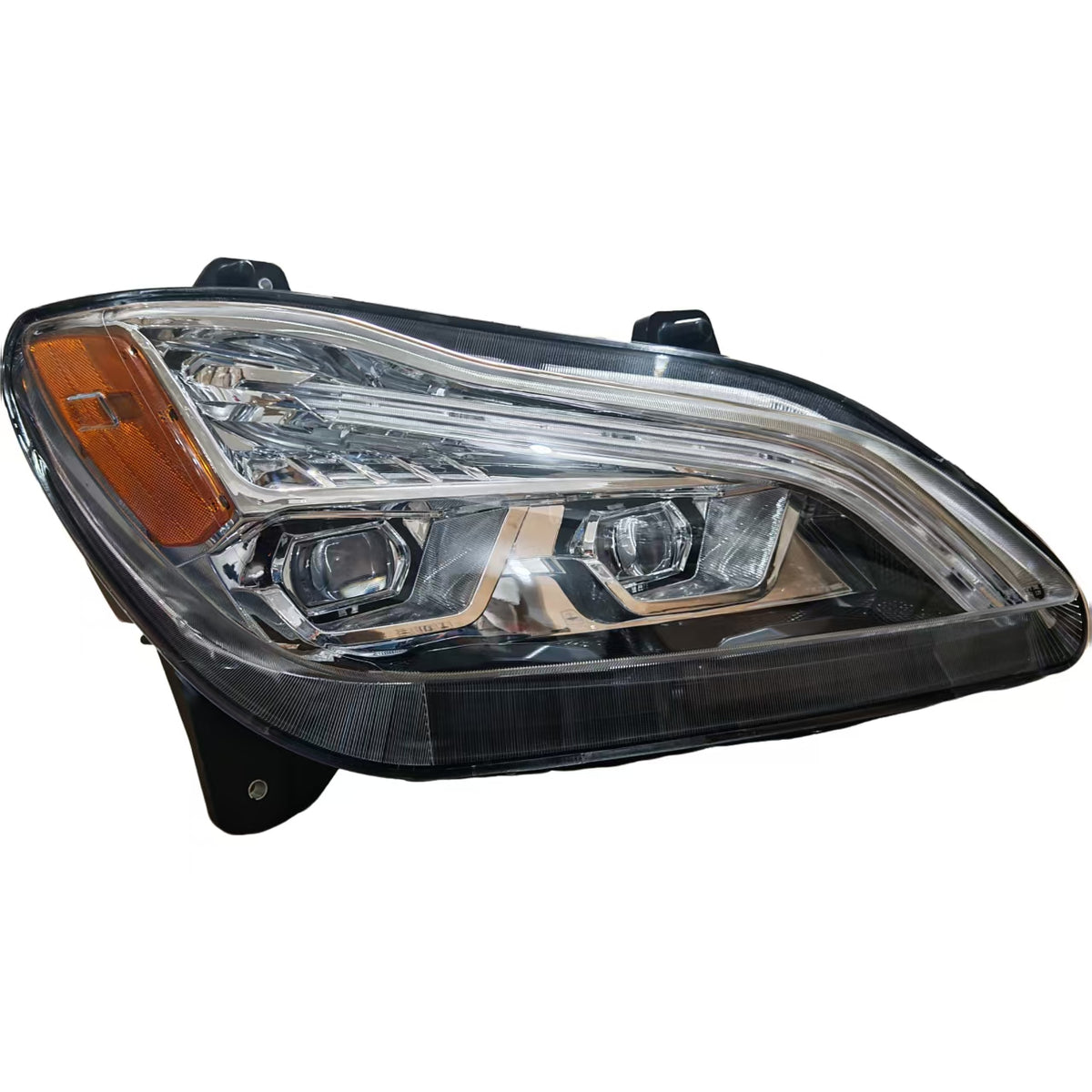 GA-KW-051A-R LED Headlight Silver Right Side For Kenworth T680 Next GEN 2022+ P54-6157-100R