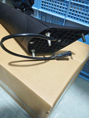 GA-FR-100BL Hood Mirror Black LH For Freightliner Cascadia 2018 2019 2020 2021 2022 2023 2024