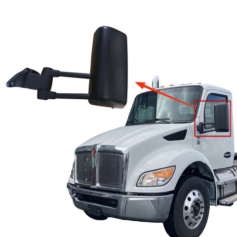 GA-KW-072A-L Left Side Door Mirror Assembly For Kenworth T180 T280 T380 T480 R59-6144-111000