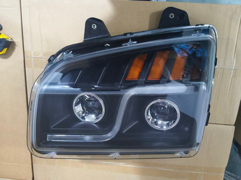 GA-KW-042D-L NEW Headlight LED BLACK For Kenworth T880 2019 2020 2021 2022 2023 truck Driving Side LH