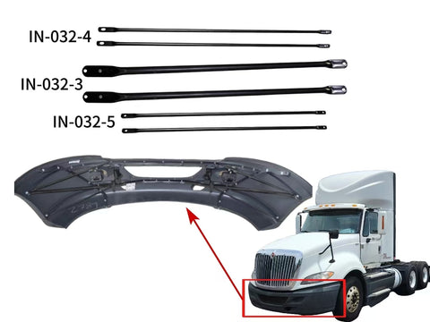 GA-IN-032-4 Bumper Bracket Left & Right Side for International Prostar 2012 2013 2014 2015 2016 2017 2018 2019 2020