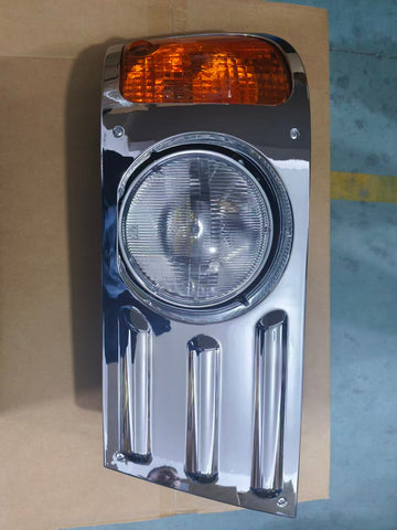 GA-MK-012BL Headlight Chrome - Driver Side For Mack Granite CV713