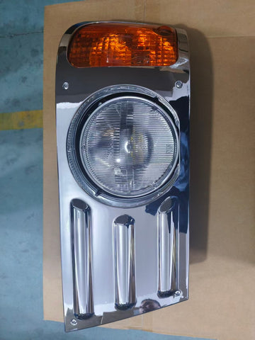 GA-MK-012BR Headlight Chrome - Passenger Side For Mack Granite CV713